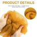 2 Piece African Net Bath Sponge Set - Exfoliating Long Body Scrubber & Back Washcloth (Yellow) - Perfect for Daily Use & Stocking Stuffers - Buy Online on GoSupps.com