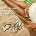 Shop Mnsruu Striped Flip-Flops | Pineapple & Palm Tree Designs | XXL for Men & Women | Perfect for Home Hotel Spa & Travel - Buy Online on GoSupps.com
