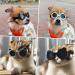Namsan Dog Glasses for Small Dogs - UV Protected Round Frame Sunglasses for Wind Protection - White - Buy Online on GoSupps.com