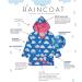 Hatley Girls' 2 Years Colour Changing Raincoat - Cheerful Clouds Print - Buy Online on GoSupps.com