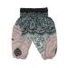 Lofbaz Children Hippy Thai Harem Aladdin Pirate Kids Pants Bohemian Baggy Colorful 3-6 Months Rose Flower White