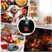 Halloween Dinner Plates | Scary Black Paper Cake Plates | Pumpkin Shaped Dinner Platter 9Inch Pumpkin Halloween Paper Plates for Candy Treat Cake Snack - Buy Online on GoSupps.com