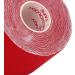 Athletic Kinesiology Tape Cuttable Breathable Sport Recovery Tape 5cm Width for Fitness (Red) - Buy Online on GoSupps.com