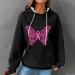 oelaio Breast Cancer Hoodies for Women 2023 Women's Long Sleeve Breast Cancer Awareness Sweatshirts Fight Cancer Survivor Black - Buy Online on GoSupps.com