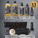 Premium Beard Shaving Kit for Men - Complete Grooming Set with Brush Shave Gel Oil Bath Bomb & More | Perfect Spa Gift for Dads & Sons - Buy Online on GoSupps.com