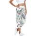 MISS MOLY Women's Floral Print Cargo Joggers Capris with Pockets - Medium - Buy Online on GoSupps.com
