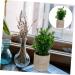 TOPBATHY False Green Plant 5 Pcs Simulated Potted Plant Pulp Potted Plants Household Fake Trees Artificial As Shownx5pcs 21.5x8cmx5pcs - Buy Online on GoSupps.com