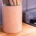 Nicola Spring Hand Printed Utensil Holder - 1L - Orange | Stylish Kitchen Storage | International Shipping Available - Buy Online on GoSupps.com