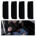 Tugaizi 2 Pairs Baby Car Seat Belt Covers Stroller Belt Covers for Infant Toddler Kids Seat Strap Pads Covers for Car Seats Pushchair Stroller Belts