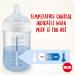 NUK Nature Sense Baby Bottles 260ml 0-6 Months | Anti-Colic Vent | BPA-Free | Grey & White | Pack of 3 - Buy Online on GoSupps.com