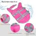 Vivaglory Light Lifeguard Dog Vest | Skin-Friendly Neoprene for Medium Dogs | Pink Swimming Life Saver with D-Ring & Quick Lock (M: 53-63cm) - Buy Online on GoSupps.com