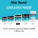 Mia Secret Clear Acrylic Powder 4oz - Professional Grade | Pack of 1 - Buy Online on GoSupps.com