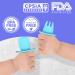 MD Avenue 100 percent Food Grade Toddlers Silicone Utensils Set BPA Free Anti-Choke Baby Spoon and Toddler Fork Combo Infant Spoons Forks First Self Feeding Set (Blue) - Buy Online on GoSupps.com