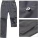 Feoya Children's Outdoor Hiking Pants - Zip Off & Removable Shorts Quick-Drying Trekking Pants for Unisex Youth & Girls - 150 Gray - Buy Online on GoSupps.com