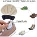 Xumann 8 Pair Heel Grips - Anti-Slip Cushion Pads for Men & Women | Self-Adhesive Shoe Inserts for Boots - Buy Online on GoSupps.com