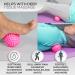 Back Cracking Device Stretcher for Lower Back Pain Relief with Spiky Massage Ball - Red - Buy Online on GoSupps.com