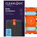 Cleanlogic Detoxify Charcoal Infused Exfoliating Body Scrubber - 3 Pack - Buy Online on GoSupps.com
