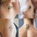 Fierce & Fabulous Black Tattoos - 52 Sheets of Adorable Designs for Women | Flowers Snakes Lions & More - Buy Online on GoSupps.com