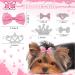 Janinka 29 Pcs Dog Hair Bows: 12 Pairs with Clips, 5 Tiara Crown Accessories | Cute Rhinestone Barrettes for Grooming - Buy Online on GoSupps.com