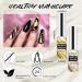 U-Shinein 2x12ml Metallic Painting Nail Gel Liner Gold & Copper Metal Painted Drawing Gel Strong Mirror Reflection Nail Art Paint Nail Liner Gel UV Nail Gel with Build in Thin Brush - Buy Online on GoSupps.com