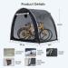 Outdoor Portable Bike Cover Tent for 4 Bikes | Waterproof PU4000 Cloth | Durable 210D Oxford Fabric | Large Dark Grey | Includes Travel Bag - Buy Online on GoSupps.com