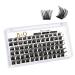 Cluster Lashes D Curl 12mm 72 Clusters B&Q Lash Clusters Individual Lashes Volume Eyelash Clusters DIY Lash Extensions Soft Wispy Cluster Eyelash Extensions DIY at Home (B34 D-12mm) D-12 mm B 34