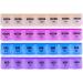 Apex 7-Day Mediplanner Pill Organizer | Weekly Color-Coded Easy-Open | Organize Medications & Vitamins for AM PM Evening & Bedtime International Shipping Available - Buy Online on GoSupps.com