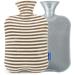 DICEVER 2L Hot Water Bottle with Cover - Brown | Cozy and Comfortable Warmth - Buy Online on GoSupps.com