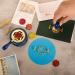 SANGLE SOPFFY Metal Wax Seal Molds Kit - Flower & Round Shape (2 PCS) | 1 Inch Wax Seal Stamp Mold for Gift Decoration, Wedding Invitations, Envelopes, Cards - DIY Silicone Mat Included - Buy Online on GoSupps.com