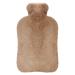 Heat bottle opamoo hot water bottle with cover 2 l hot water bottle plush removable and washable heat bottle made of natural rubber offers more warmth and comfort brown