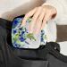 GIAPB Period Bag - Sanitary Napkin Storage & Makeup Pouch | Blue Yellow Flower - Color2140 - Buy Online on GoSupps.com