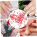 Healeved 3pcs Strawberry Nail Stickers Nail Slices for Nail Art DIY Nail Art Slices 3d Fruit Nail Sticker Nail Beauty Filler Supplies Nail Clay Polymer Clay Nail Flakes Red Manicure 0.5x0.5x0.2cmx3pcs Redx3pcs - Buy Online on GoSupps.com
