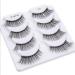 Dyafin 3D Eyelash Set - 4 Pairs of Natural Reusable Handmade Fake Lashes for Gorgeous Eyes - Buy Online on GoSupps.com
