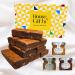 Chocolate Brownie Gift Box by Post | 8 Hand Baked Brownies with Unique Preserves Spreads Including Salted Caramel Chocolate & Banoffee - Buy Online on GoSupps.com