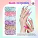 Saviland 48PCS Chrome Nail Powder Kit - Aurora Holographic Metallic Mirror Effect for High Pigment Nail Art - Nail Glitter Power - 48 Colors - Buy Online on GoSupps.com