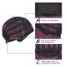 ENTRANCED STYLES Fuchsia & Purple Wavy Curly Bob Wig with Bangs - Heat Resistant Synthetic Party & Cosplay Wig for Women - Buy Online on GoSupps.com