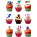 27 Stand Up Runner Running Themed Edible Wafer Paper Cake Toppers Decorations - Buy Online on GoSupps.com
