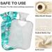 NAANLE Sea Wave Seagull 2L Hot Water Bottle - Large Transparent Heat Therapy for Pain Relief | Ideal for Bed Hand & Foot - Buy Online on GoSupps.com