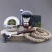 Complete Vintage Style Men's Shaving Set - Synthetic Brush Triple Edge Razor Engraved Bowl & Soap | Free Alum Stick Pencil - Buy Online on GoSupps.com