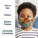WECARE Disposable Face Masks for Kids - 50 Individually Wrapped Fall Print Masks | Safe Stylish & Comfortable Shipping Worldwide - Buy Online on GoSupps.com