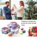 6-Piece Handmade Essential Oil Bath Bombs Gift Set for Moisturizing Skin - Perfect Woman & Kids Gift for Birthday & Valentine's Day - Buy Online on GoSupps.com