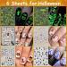 30 Sheets Holiday Nail Art Stickers - 3D Self-Adhesive Decals for Easter 4th of July Halloween Thanksgiving Christmas & Valentine's Day - Year-Round Nail Decoration - Buy Online on GoSupps.com