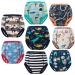MooMoo Baby 8 Packs Potty Training Underwear Cotton Absorbent Training Pants for Toddler Baby 2-6T Dino 3T (Pack of 8)