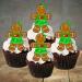 PRECUT Gingerbread Woman Cupcake Toppers Edible Christmas Cake Decorations Christmas Decorations Christmas Gingerbread Man Cake Topper (24)