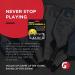 Gamma Sports Pickleball Supreme Overgrip - Easy Apply Grip Tape for Paddles in Pickleball, Badminton, and Squash - Black Tacky Over Wrap Bands - Buy Online on GoSupps.com