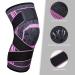 Compression Arthritis Knee Brace Support with Straps | Meniscus Tear & Joint Pain Relief | Improve Performance for Running & Workout | Pink, Large - 1 Pack - Buy Online on GoSupps.com