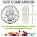 100 Count Size 00 Clear Vegan Empty Capsules for DIY Vegetable Filling - Vegetarian Pill Capsules - Pack of 1 - Buy Online on GoSupps.com