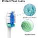 Replacement Toothbrush Heads for Philips Sonicare | 8 Pack Compatible Brush Heads - Snap-on Electric Tooth Brushes - Buy Online on GoSupps.com