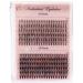 Losha Individual Lashes 16/17/18/19/20mm Length Mixed D Curl Lash Extensions Professional Makeup 10D/20D 0.1/0.07mm Eye Lash Clusters (10D/20D,16-20mm) 10D/20D-mix 16-20mm