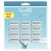 12-Pack Gillette Venus Smooth Women's Razor Blade Refills - 3 Curve-Hugging Blades with Protective Cushions - Buy Online on GoSupps.com